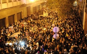 Familiares de las víctimas marcharon pidiendo justicia