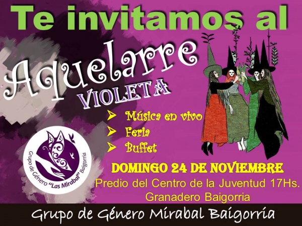 Música en vivo y feria, conmemorando el “Día Internacional de la Eliminación de la Violencia contra la Mujer”
