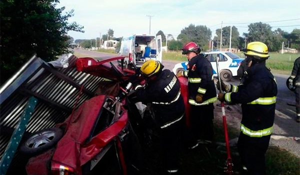 Dos jóvenes baigorrienses fallecieron en terrible accidente