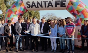 Lifschitz inauguró la repavimentación de la Ruta Provincial 65, en el tramo San Genaro-Las Rosas