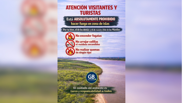 Prohíben hacer fuego en las Islas Los Mástiles y refuerzan controles para prevenir incendios
