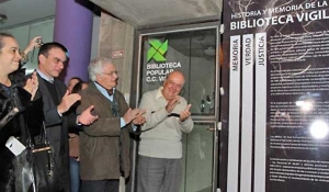 Señalizaron la Biblioteca Vigil como Sitio de Memoria