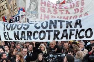 Gran marcha multisectorial contra el narcotráfico en Rosario