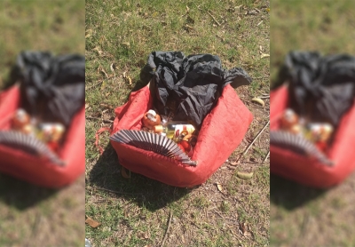Encuentran un altar umbanda en la zona rural