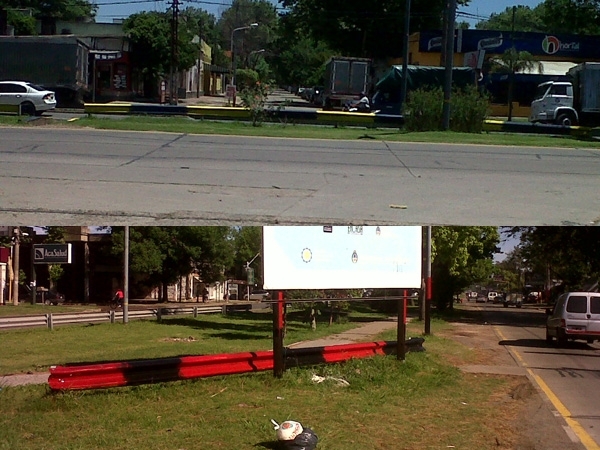 La guerra de pintadas llegó a la ciudad