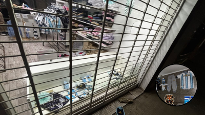 Robó ropa deportiva de un comercio, se lesionó durante el ingreso y terminó detenido en el hospital