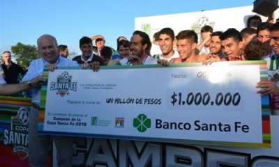 Unión de Sunchales gritó campeón en la primera copa Santa Fe