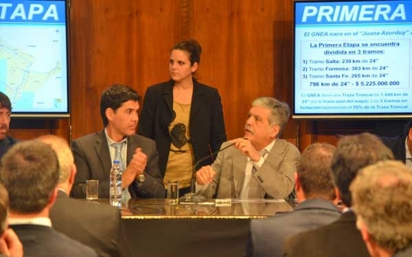Nación abrió los sobres de la licitación del tramo Santa Fe del gasoducto del noreste argentino