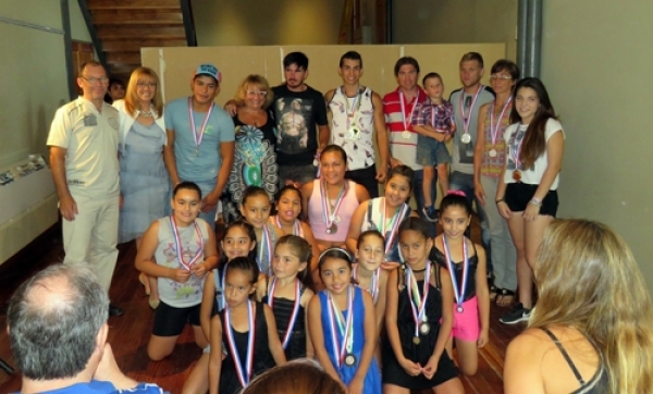 La diputada provincial Claudia Giaccone reconoció a deportistas casildenses