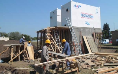 Bonfatti estará este lunes en Baigorria en la inauguración de la nueva planta potabilizadora