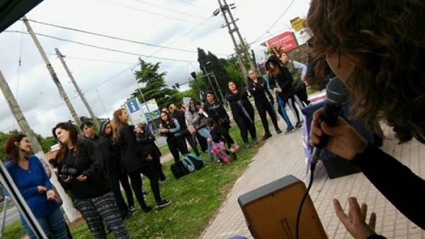 Baigorria volvió a decir #NiUnaMenos