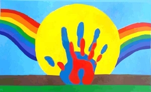 La bandera de la infancia flameará en el ingreso sur de la ciudad