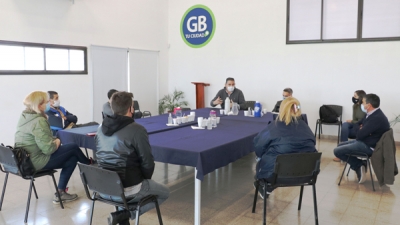 Reunión con comerciantes en el marco de la pandemia del coronavirus