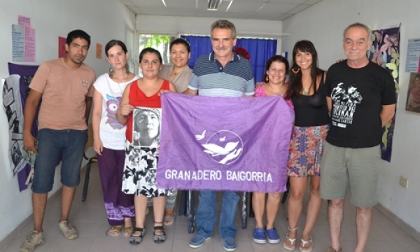 Agustín Rossi estuvo en Baigorria