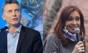 Cae la imagen positiva de Macri y crece la de Cristina