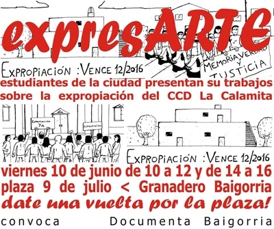 Arte por la expropiación de La Calamita