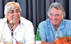 Moyano y Barrionuevo en Rosario previo al paro nacional