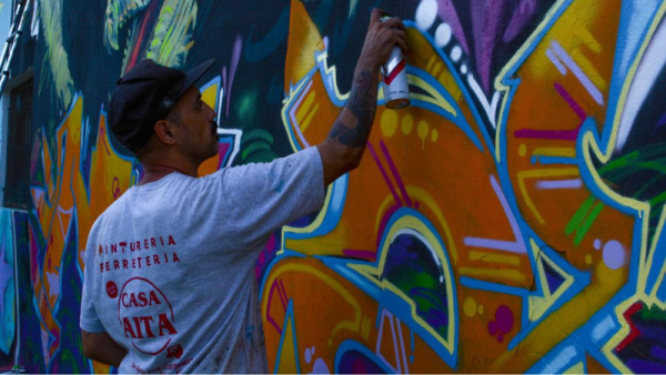 Baigorria vivió el Festival de Graffiti y Muralismo más grande de la Región
