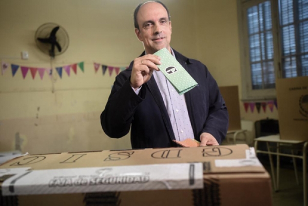 José Corral: “Venimos a votar con mucho entusiasmo”