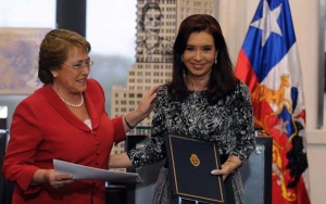 Bachelet llamó a lograr una mayor unidad entre la Argentina y Chile