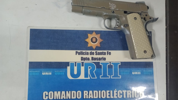 Un menor de 15 años es aprehendido con una arma de fuego