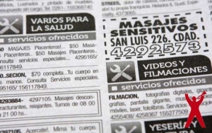 Pese a estar prohibido, Clarín publica anuncios con oferta sexual