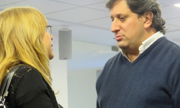 Giaccone participó en Rosario de una reunión organizada por “La Cátedra del diálogo y el encuentro”