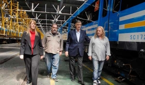 Binner y Stolbizer visitaron los talleres del Sarmiento y dialogó con comerciantes e industriales