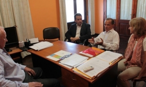 Giustiniani, Ausgdburger y Del Frade se reunieron con el defensor del Pueblo contra el tarifazo