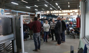 Adrián Maglia visitó la empresa Arblech