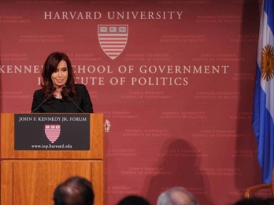 Repercusiones sobre la conferencia de Cristina en Harvard