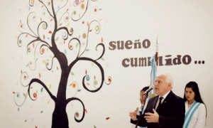 Lifschitz inauguró obras de ampliación en la escuela 1293 de Granadero Baigorria