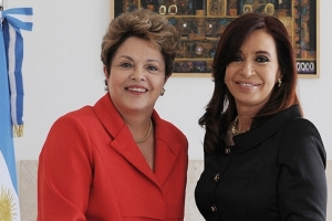 Confirman que la reunión de Cristina con Dilma Rousseff será en marzo
