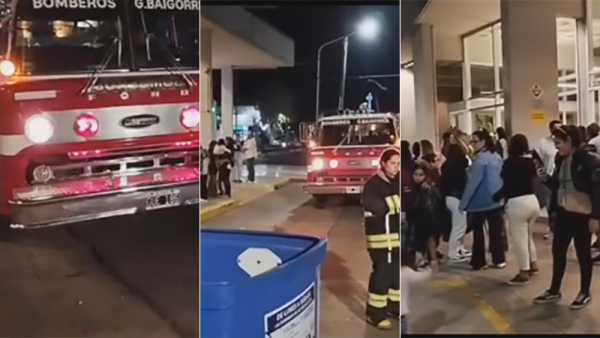 Principio de incendio en un ascensor del edificio Torres de Paraíso