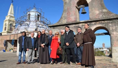 Ramos recorrió obra del gobierno nacional en el Convento San Carlos en San Lorenzo