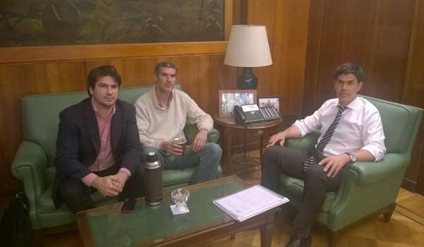 Ramos recibió a jefes comunales santafesinos