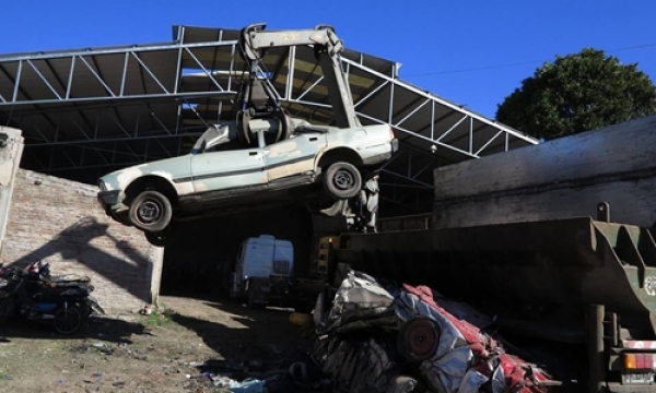 La Municipalidad compactó cerca de 400 vehículos