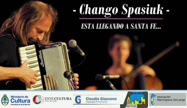El “Chango” Spasiuk participará de “Los Caminos del Acordeón II”