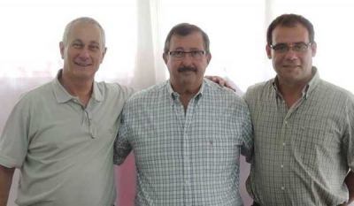 Capiello visitó Baigorria y dio su apoyo a la lista socialista que encabeza Daniel Magagnini