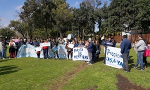 Beneficiarios del Desarrollo Urbanístico de Baigorria se movilizaron