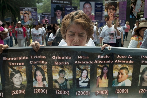 Más de 26 mil desaparecidos en México entre 2006 y 2012