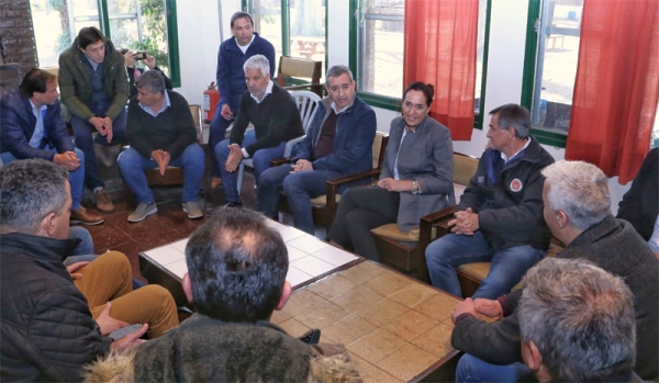 Gonnet acompañó a Intendentes y Presidentes Comunales en Alvear
