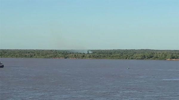 El foco de incendio en las islas no es en Los Mástiles
