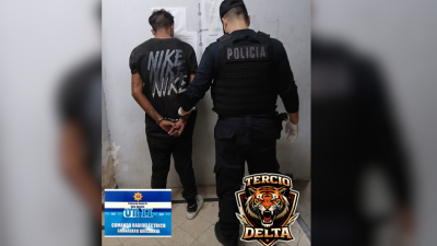 Quedó detenido tras amenazar con incendiar la casa de su padre