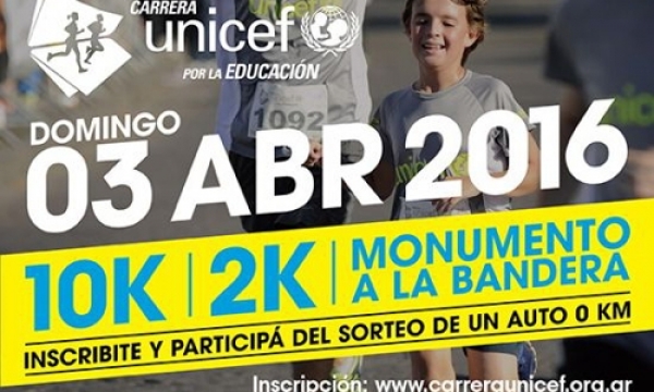 La Fundación Banco de Santa Fe, nuevamente junto a UNICEF en la carrera por la educación