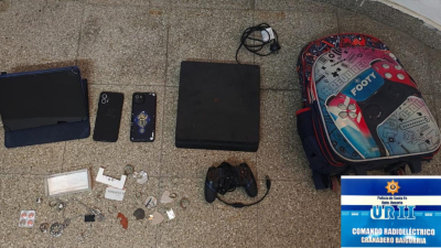 Es detenido tras robar en una vivienda y caer del techo en su huida