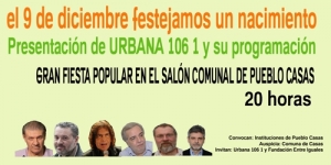 Grupo Urbano inaugura una FM en Pueblo Casas