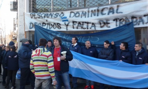 La patota de Coto frustró una audiencia en Trabajo