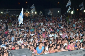Gran fiesta por la democracia en Baigorria