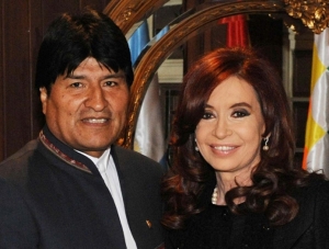 Evo Morales viaja a Argentina para visitar a Cristina